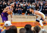 勇士多点开花，杜兰特、库里合砍分擒狼